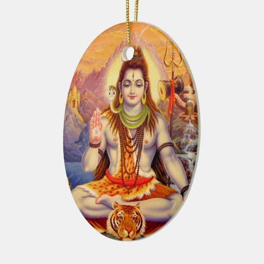 Lord Shiva Meditating Ornament (Links)