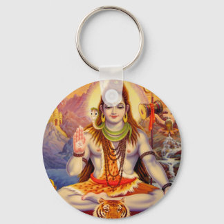 Lord Shiva Meditating Sleutelhanger
