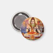 Lord Shiva mediterende magneet (Voorkant / Achterkant)