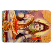Lord Shiva Mediterende Premium Flexi Magnet Magneet (Horizontaal)