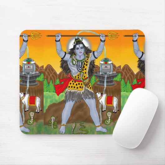 Lord Shiva Mouse Pad Muismat (Met muis)