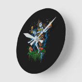 Lord Shiva Nataraja Dancing Hindu God Ronde Klok (Hoek)