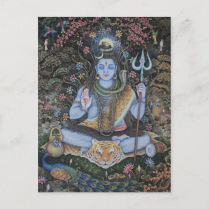 Lord Shiva Post Card Briefkaart