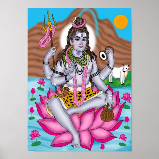 Lord Shiva Poster (Voorkant)