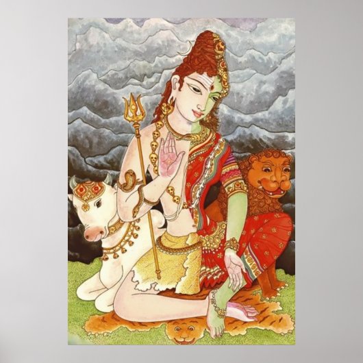lord shiva poster (Voorkant)