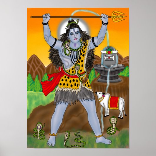 Lord Shiva Poster (Voorkant)