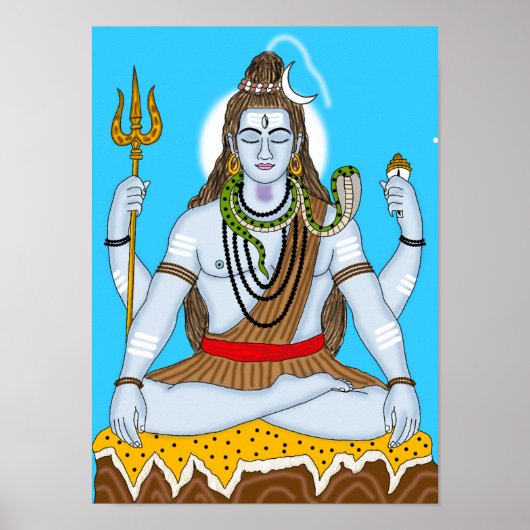 Lord Shiva Poster (Voorkant)
