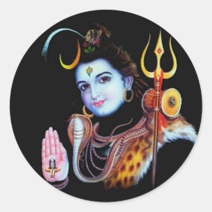 Lord Shiva Ronde Sticker