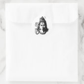Lord Shiva Ronde Sticker (Tas)