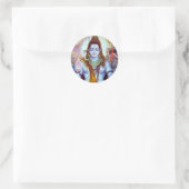 Lord Shiva Ronde Sticker (Tas)