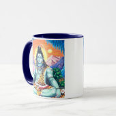 Lord Shiva - Samadhi Trishula Design Mok (Voorkant links)