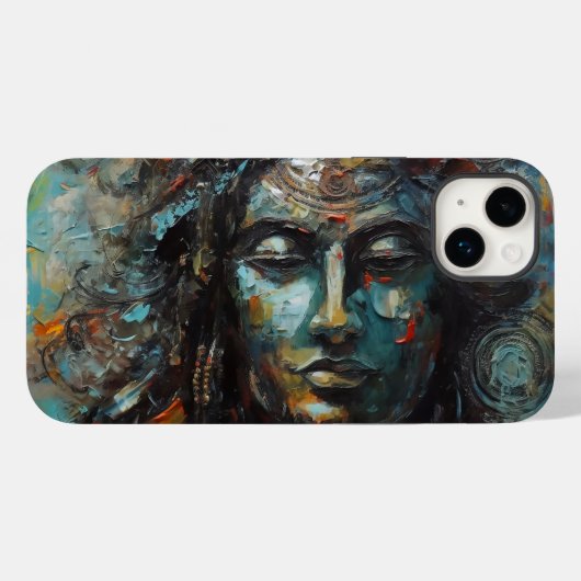 Lord Shiva schilderij Case-Mate iPhone Case (Achterkant (horizontaal))