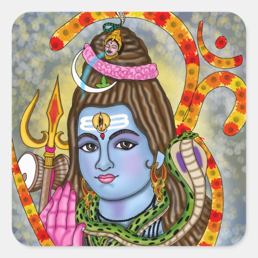 Lord Shiva Sticker (Voorkant)