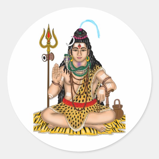 Lord Shiva Sticker (Voorkant)