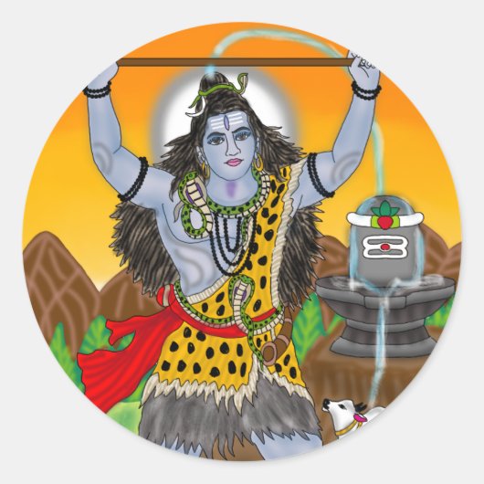 Lord Shiva Sticker (Voorkant)