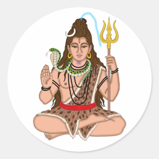 Lord Shiva Stickers (Voorkant)