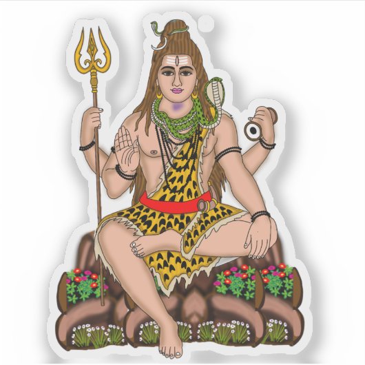 Lord Shiva Stickers (Voorkant)
