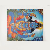 Lord Shiva - Tapestry Wandkleed (Voorkant (horizontaal))