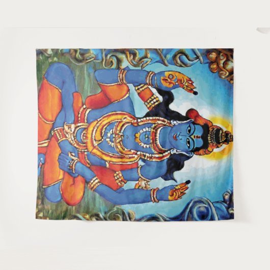 Lord Shiva - Tapestry Wandkleed (Voorkant (horizontaal))