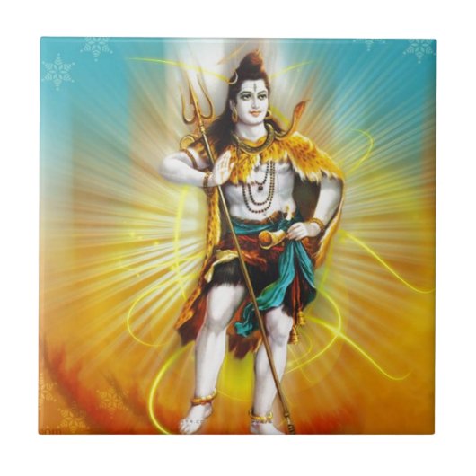 LORD SHIVA TEGELTJE (Voorkant)
