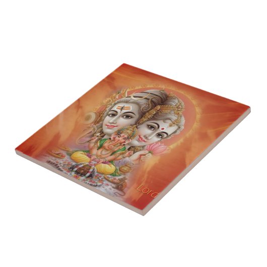 Lord Shiva Tegeltje (Zijkant)
