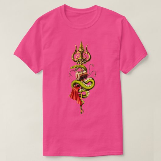 Lord Shiva Trident T-shirt (Design voorkant)