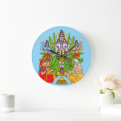 Lord Shiva wandklok (Huis)