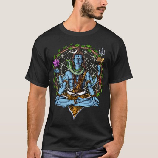 Lord Shiva Yoga T-shirt (Voorkant)