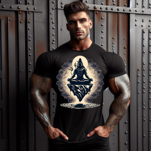 Lord Shiva Yogi illustratie T-shirt