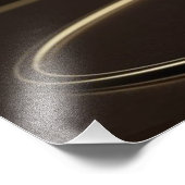 Lord Shree Ganesha Crystal & Diamond Sculpture Foto Afdruk (Hoek)