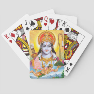 Lord Shree Ram Hindu Religie Pokerkaarten