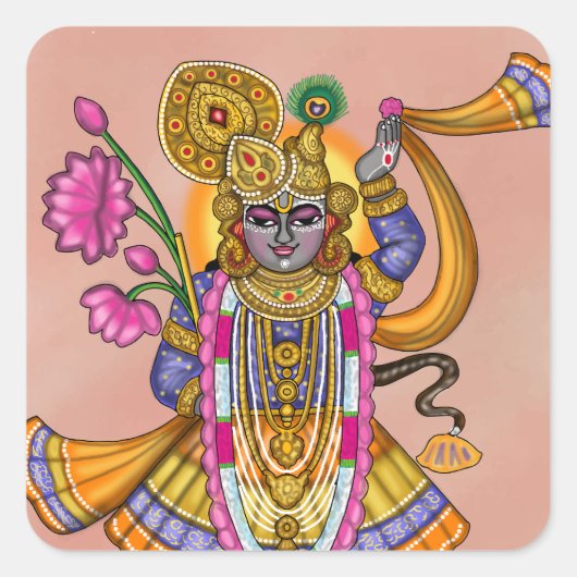 Lord Shreenathji Sticker (Voorkant)