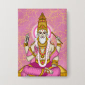 Lord Shukra Dev Knop Button (Voorkant)