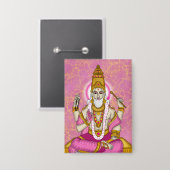 Lord Shukra Dev Knop Button (Voorkant / Achterkant)