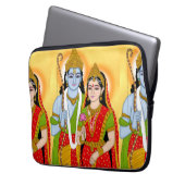 Lord Sita Ram Laptop Case – Divine Protection for  (Voorkant Links)