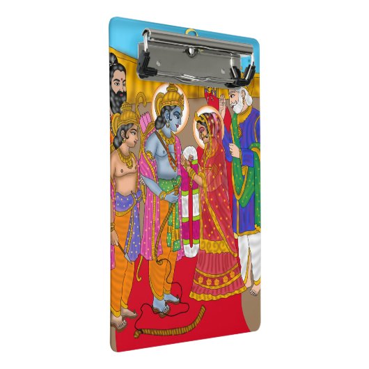 Lord Sita Ram  Mini Klembord (Schuin)