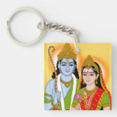 Lord Sitaram Keychain – Divine Accessory for Daily (voorkant)