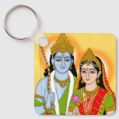 Lord Sitaram Keychain – Divine Accessory for Daily (Voorkant)