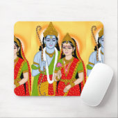 Lord SitaRam Mouse Pad – Spiritual Desk Accessory Muismat (Met muis)