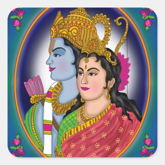 Lord Sitaram Sticker (Voorkant)