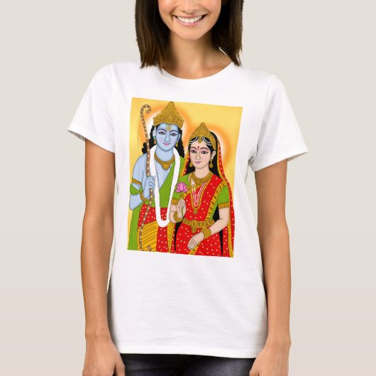 Lord Sitaram T-Shirt – Devotional Wear for Daily & (Voorkant)