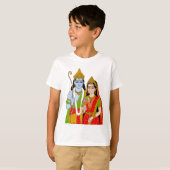 Lord Sitaram T-shirt – Devotionele kleding voor da (Voorkant volledig)