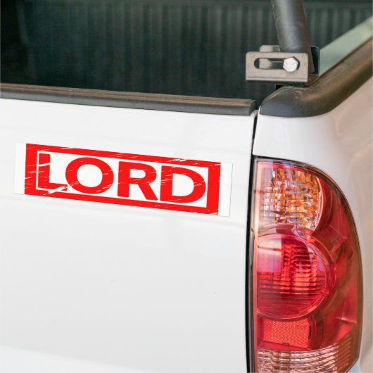 Lord Stamp Bumpersticker (Op Truck)