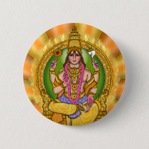 Lord Sun (Surya) Astrologie Knop Ronde Button 5,7 Cm