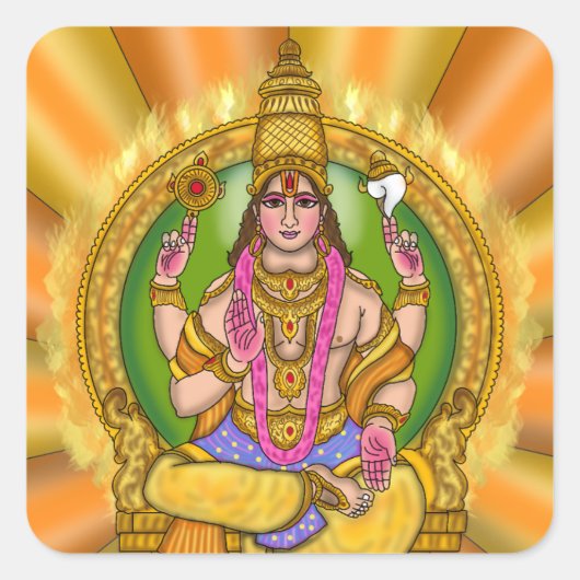 Lord Sun (Surya) Astrologie Sticker (Voorkant)