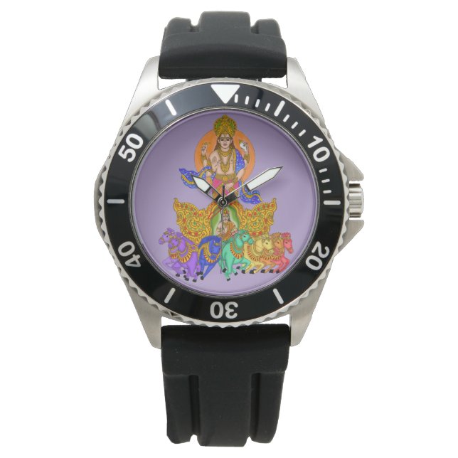 Lord Surya Phone Clock Horloge (Voorkant)