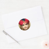 Lord Swaminarayan Ronde Sticker (Envelop)
