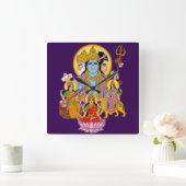 Lord Trinity Wall Clock Vierkante Klok (Huis)