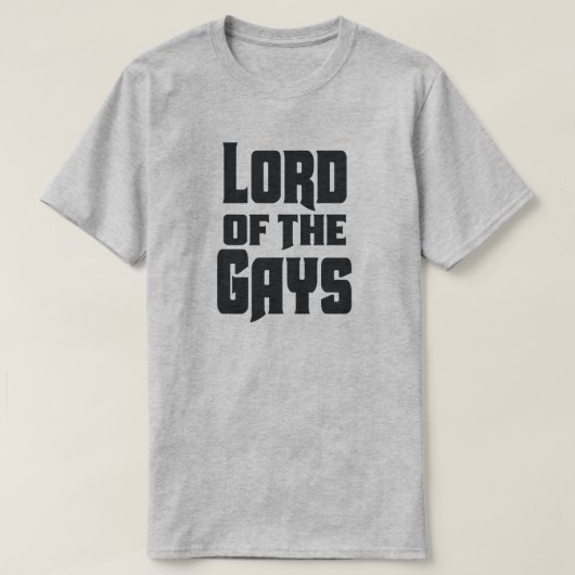 LORD VAN DE GAYS. T-SHIRT (Design voorkant)