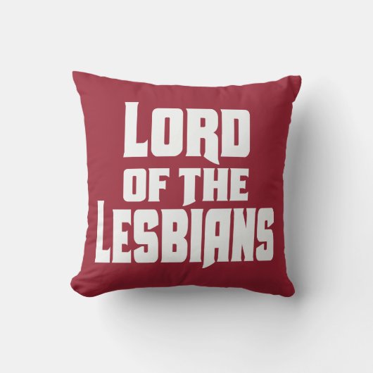 LORD VAN DE LESBIANEN! KUSSEN (Voorkant)